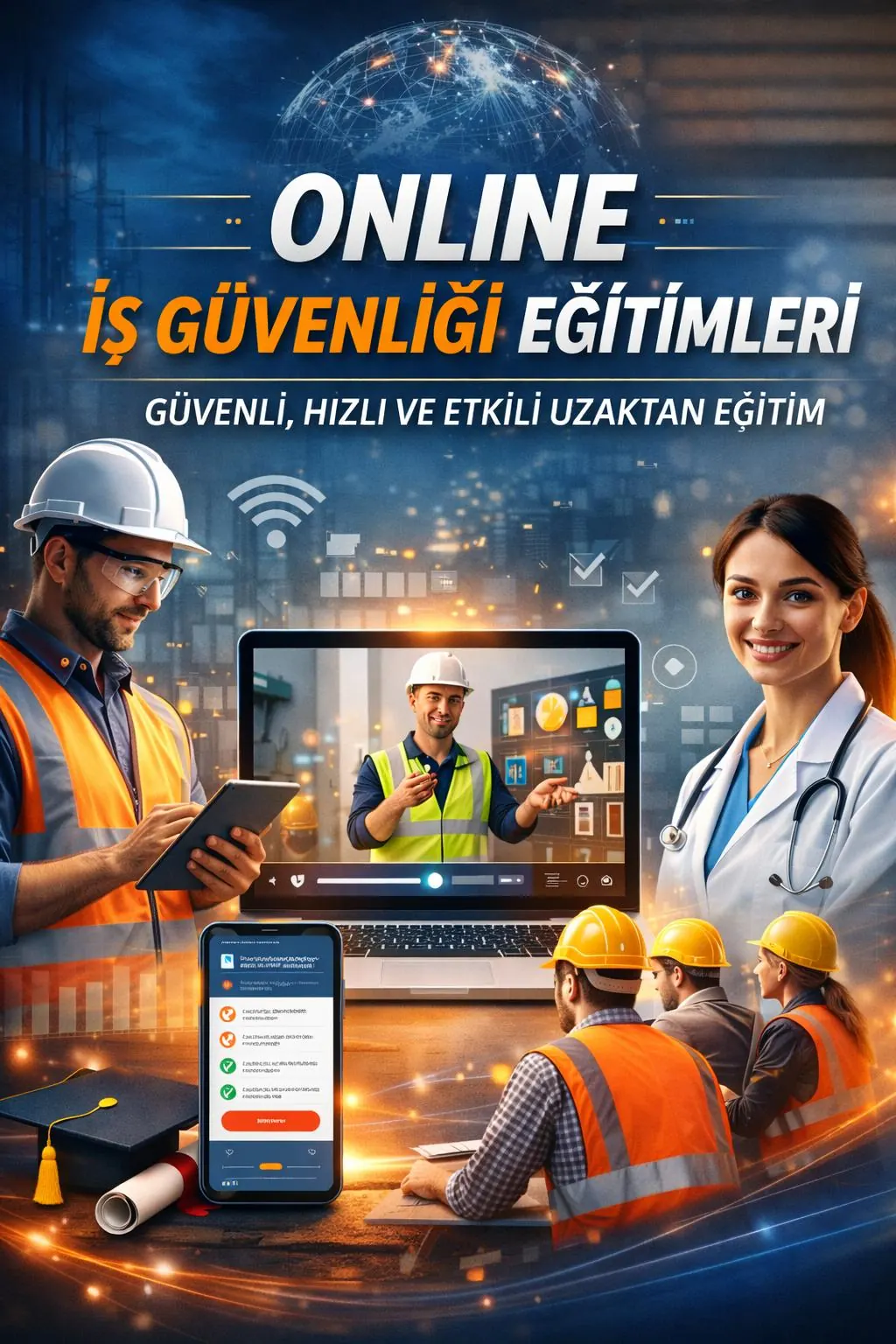 Online iş güvenliği eğitimleri ve LMS sistemi