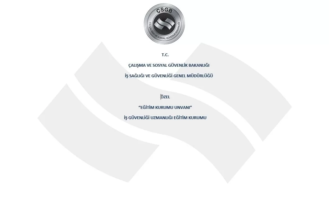 iş güvenliği uzmanlığı eğitim kurumu