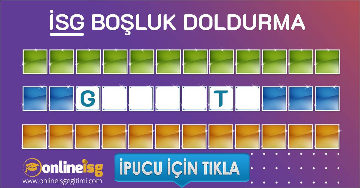 İSG Boşluk Doldurma | Çalışanlar - Kasım