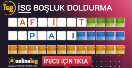 İş Güvenliği Boşluk Doldurma Çalışanlar | Ocak